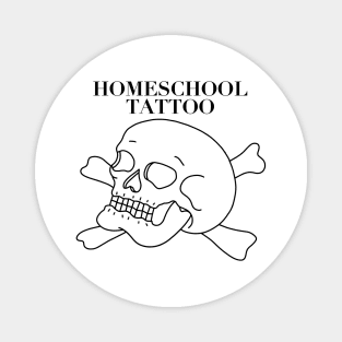 HomeSchoolTattoo Skull Magnet